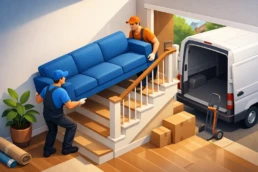 How to Move a Sofa Upstairs Safely